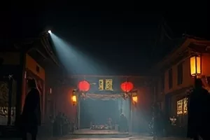《折叠的夏天》剧照，纸飞机划过走廊的瞬间