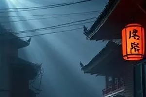 《河岸放映厅》剧照，江边露天银幕与折叠椅