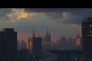 《半城烟火录》剧照，夜市摊位腾起的热气
